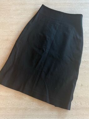 Anthropologie Theory black pencil skirt size 2